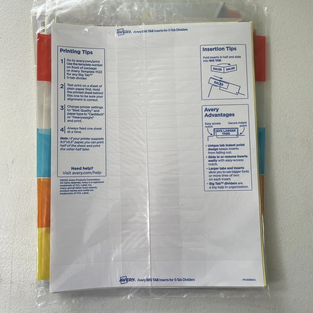 Avery Dennison avery packs